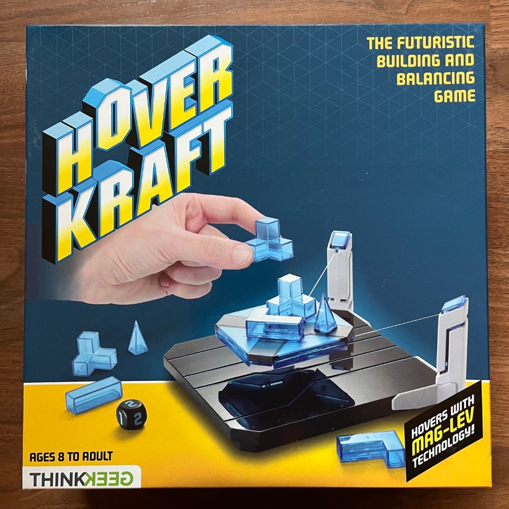Hover Kraft Futuristic Building and Balancing Game ThinkGeek Complete